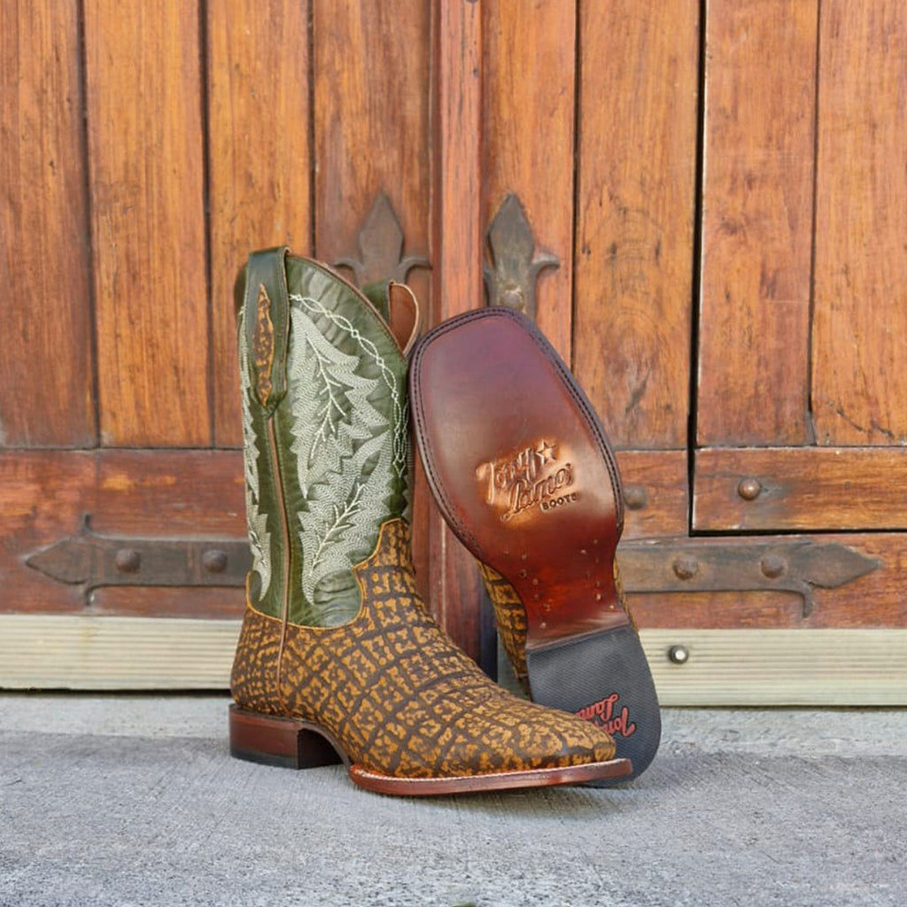 Botas Vaqueras Hombre Print Elefante Tony Lama 8676