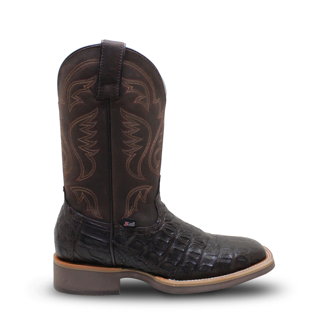 Botas Hombre Piel Exótica Cocodrilo Justin Boots