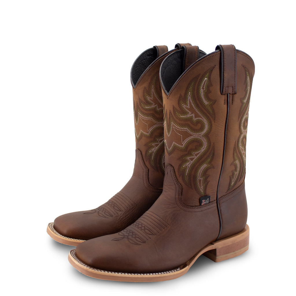 Botas Hombre Bulldog Justin Boots Piel Crazy