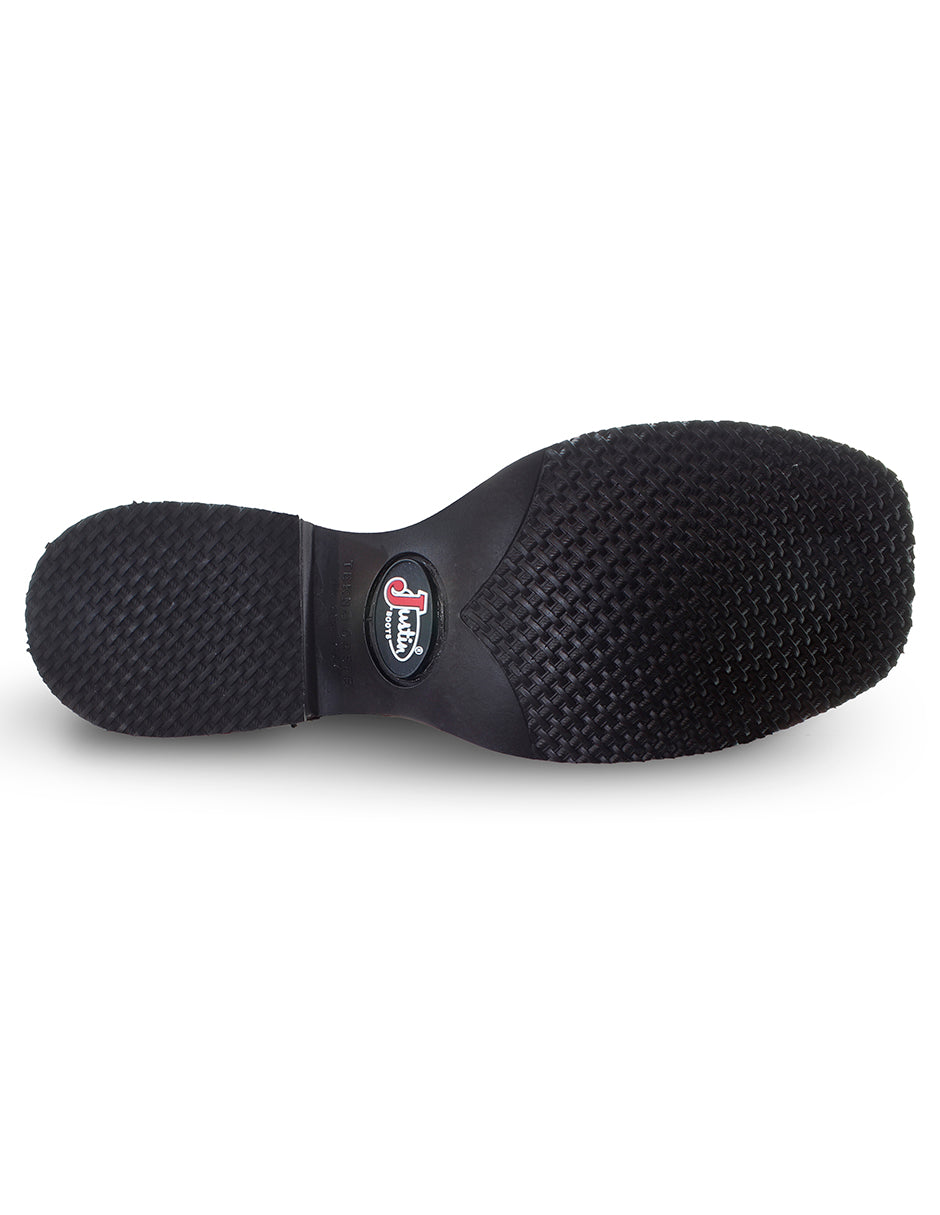 Botas Justin Hombre Piel Grasa