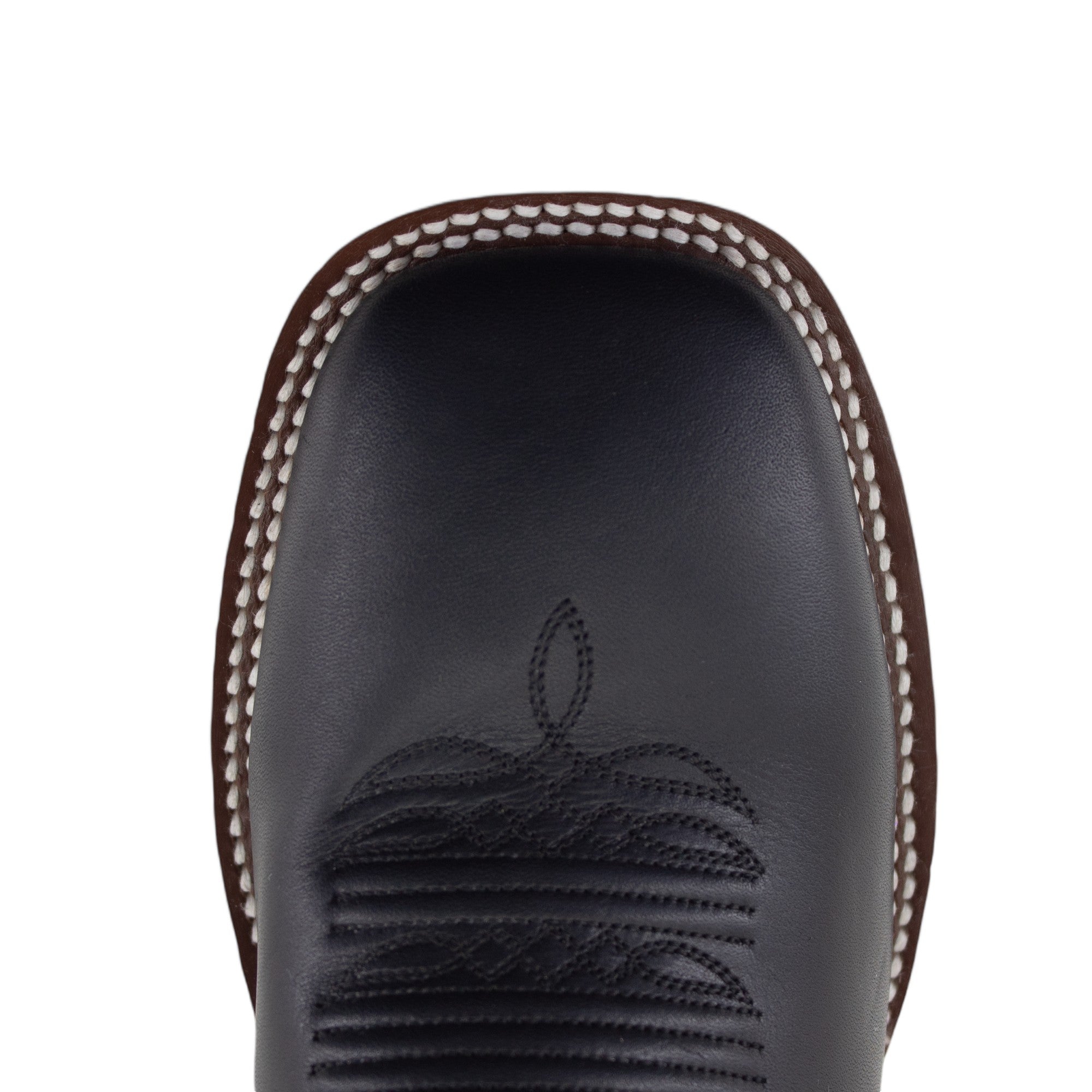 Botas Vaqueras Hombre Justin Boots De Piel Negras Suela PU Blend