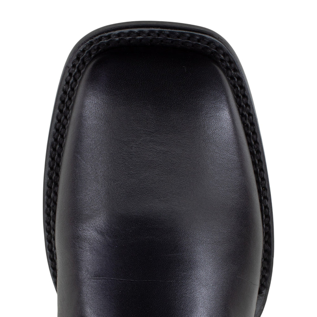 Botin Negro Chelsea Para Hombre De Piel | Justin Boots