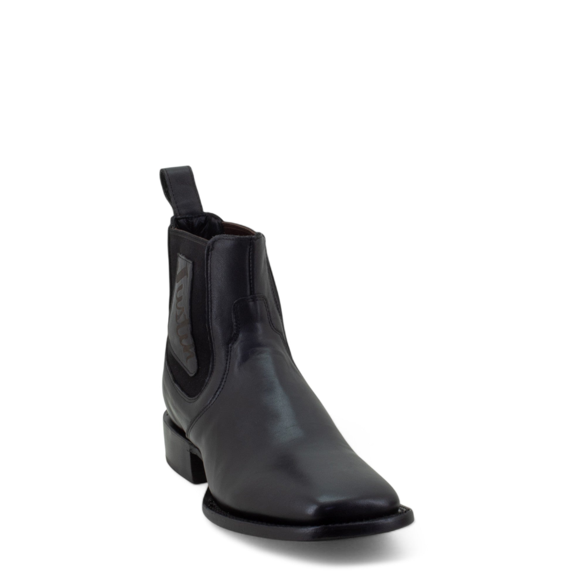 Botin Negro Chelsea Para Hombre De Piel | Justin Boots