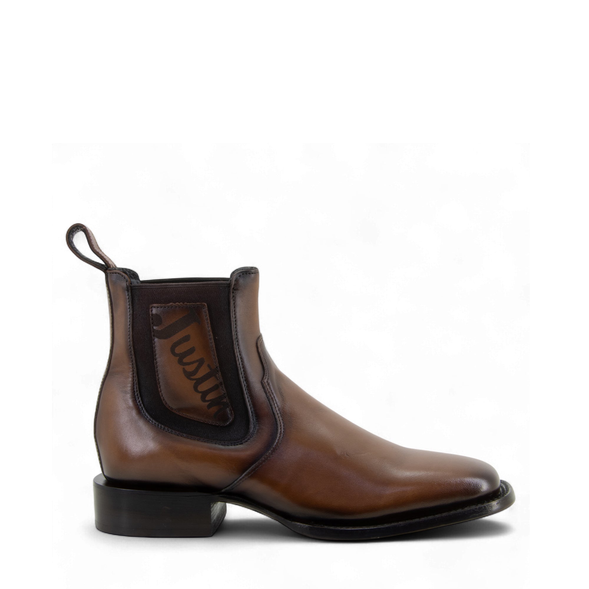 Botin Café Chelsea Para Hombre De Piel | Justin Boots