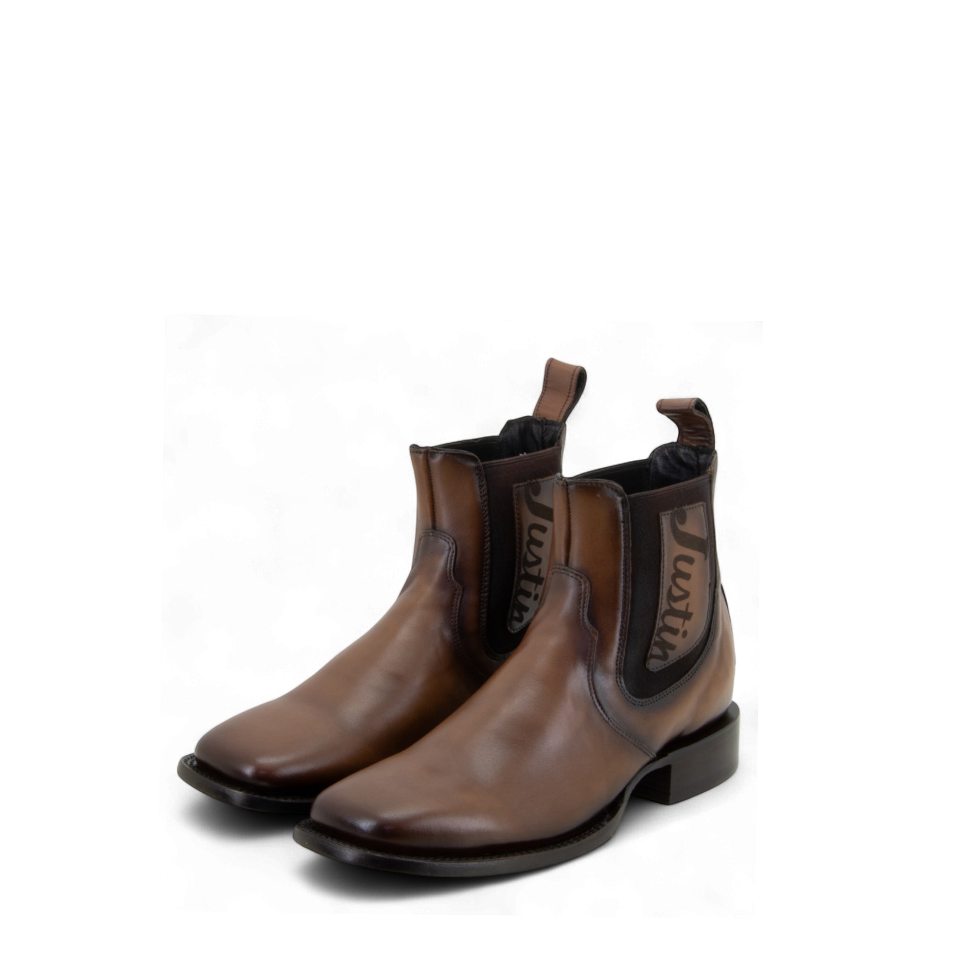 Botin Café Chelsea Para Hombre De Piel | Justin Boots