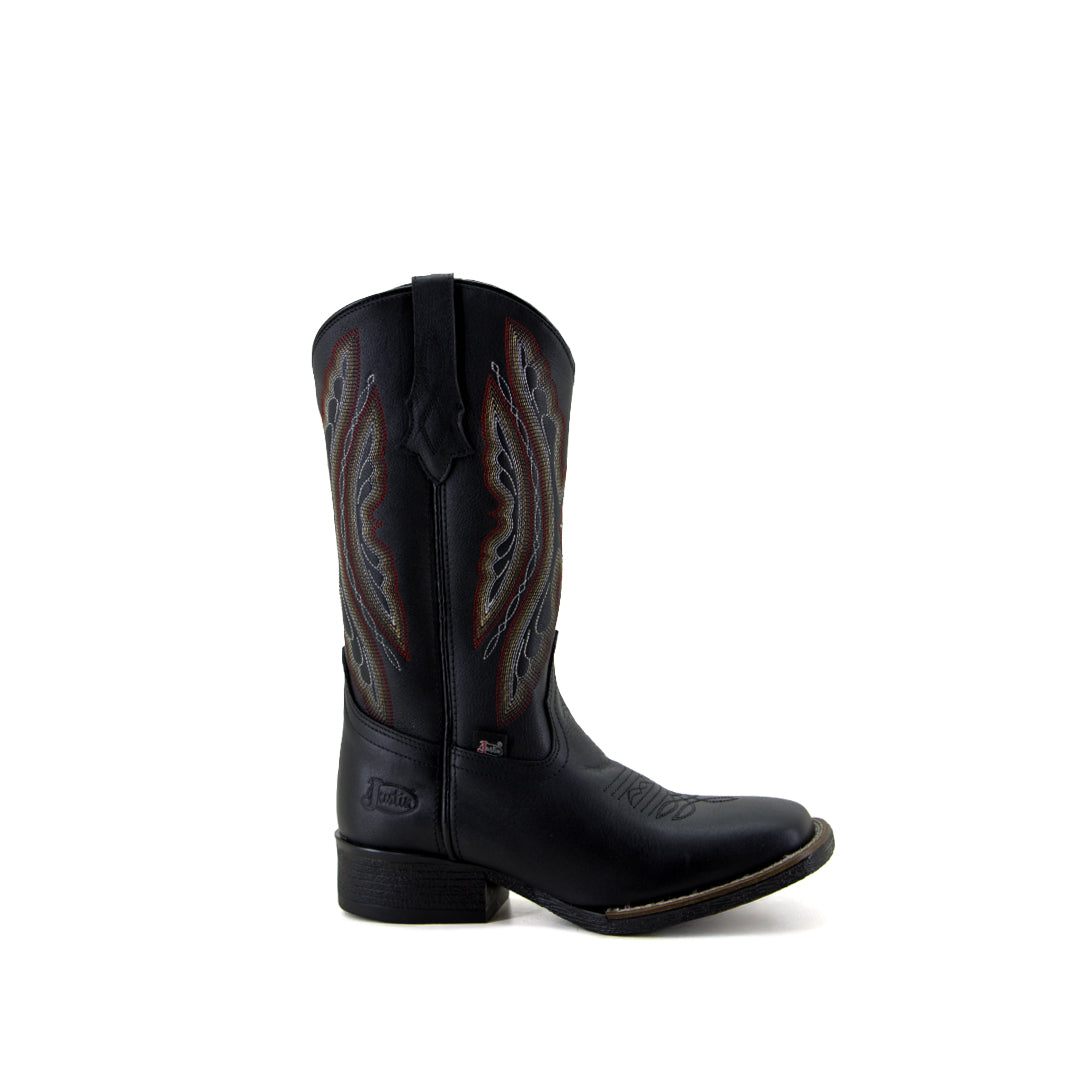 Botas Rodeo Mujer Piel Color Negro | Justin Boots