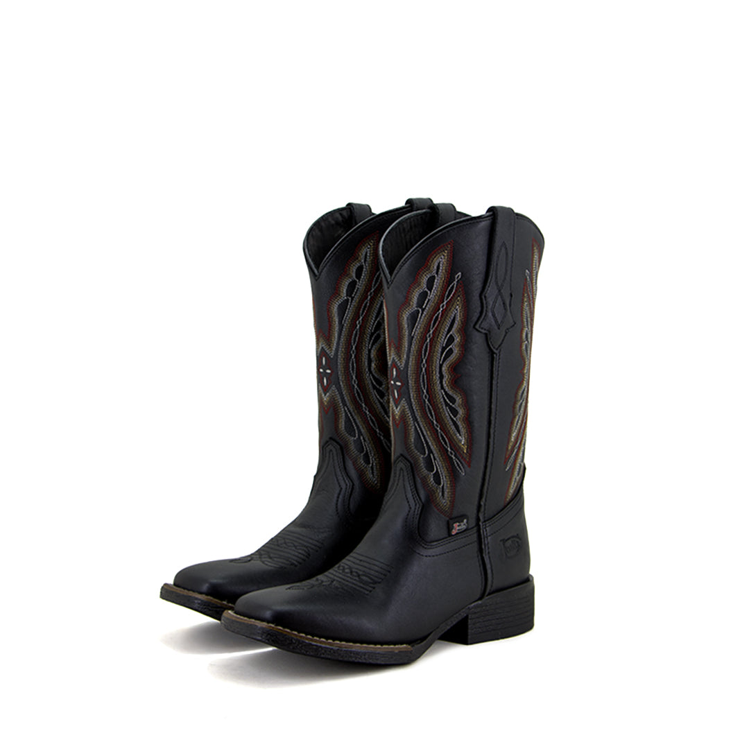 Botas Rodeo Mujer Piel Color Negro | Justin Boots
