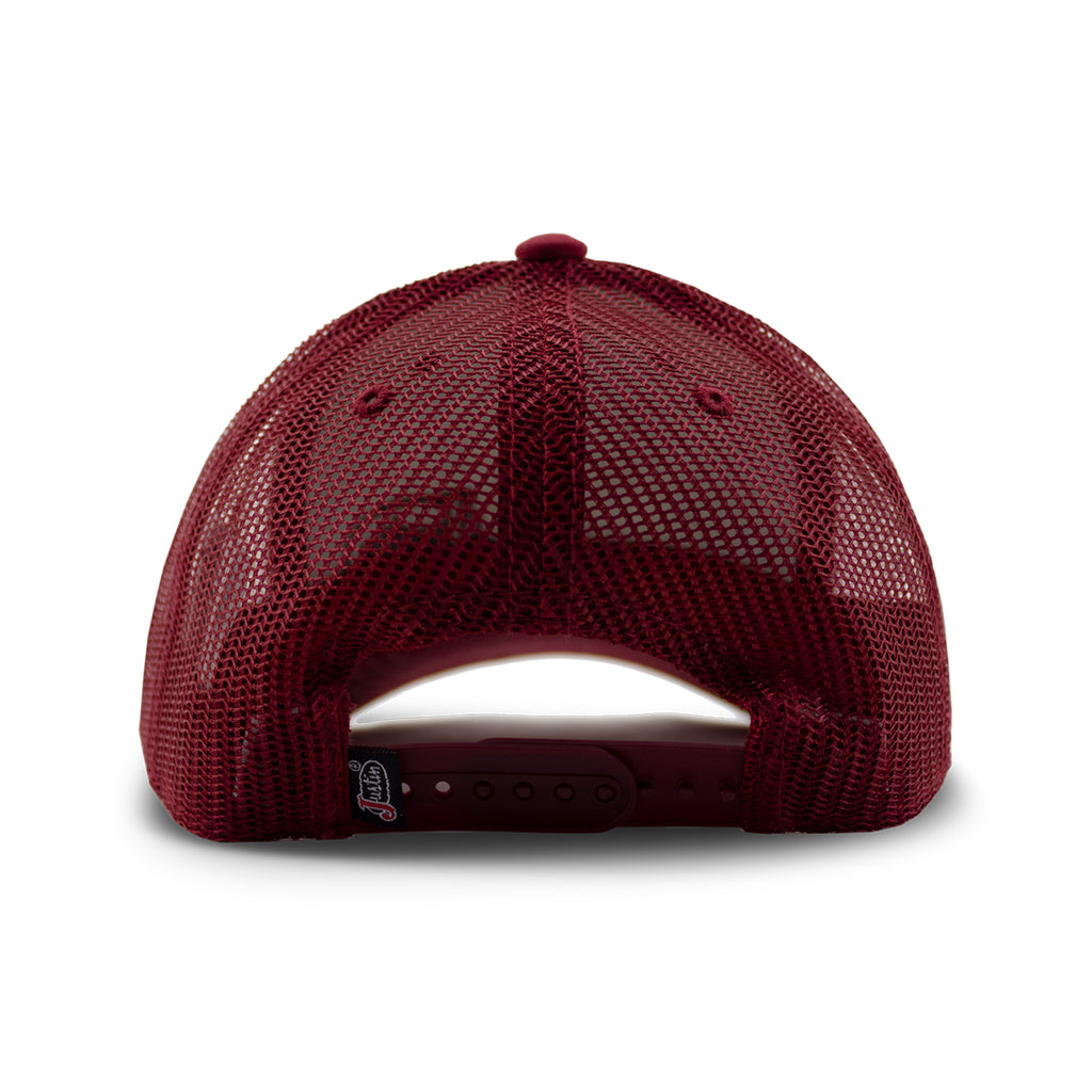 GORRA VAQUERA JUSTIN BOOTS WINE