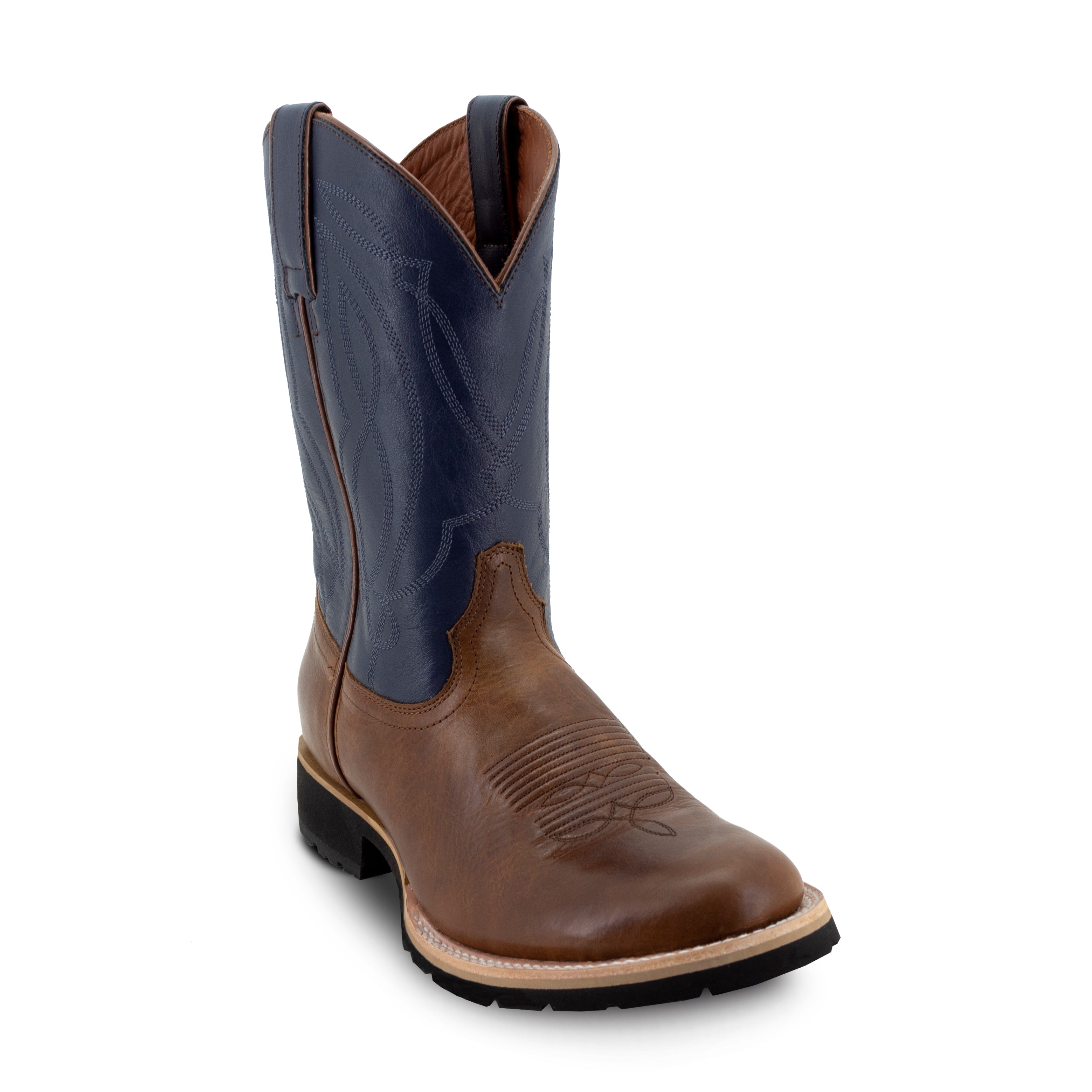 Botas De Piel Tony Lama Punta Redonda