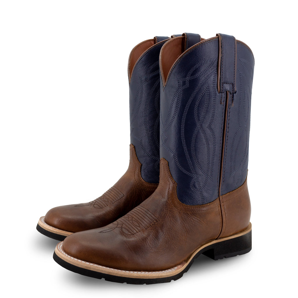 Botas De Piel Tony Lama Punta Redonda