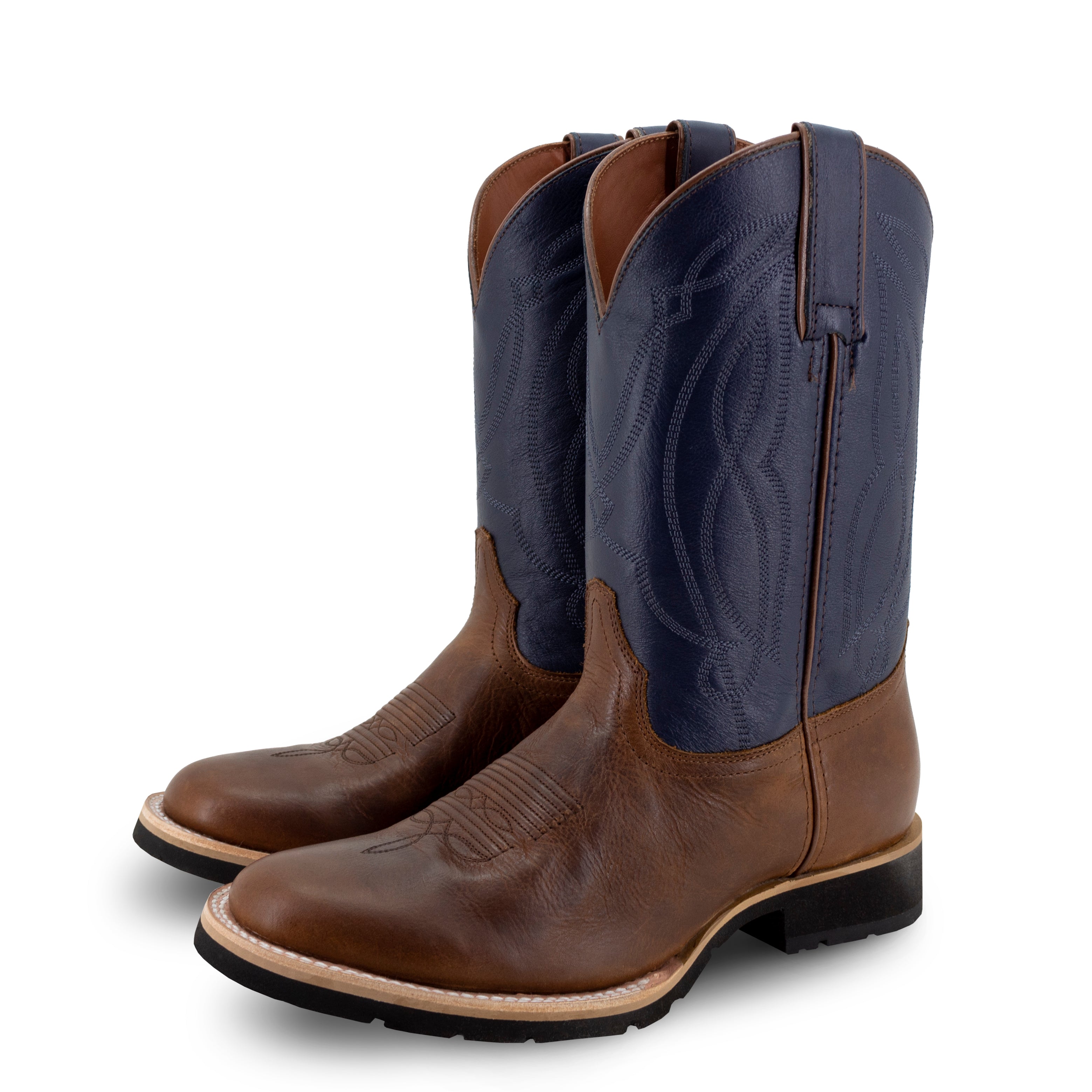 Botas De Piel Tony Lama Punta Redonda