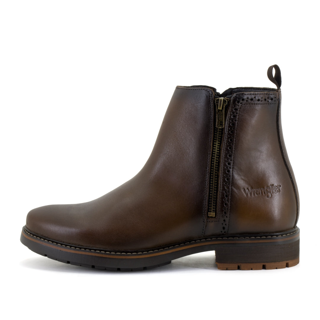 Wrangler Botas Hombre Chelsea Legado Nuez