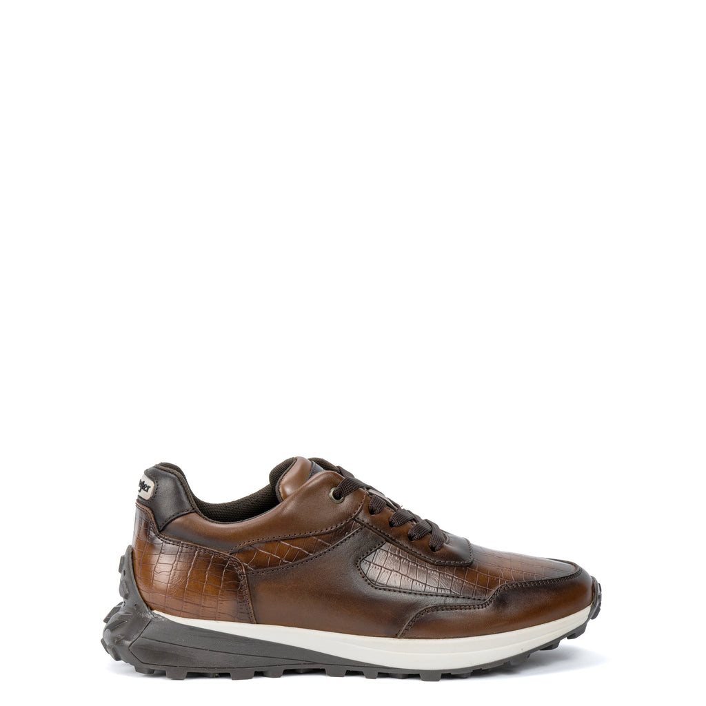 Wrangler Tenis Hombre Coronel Croco Nuez
