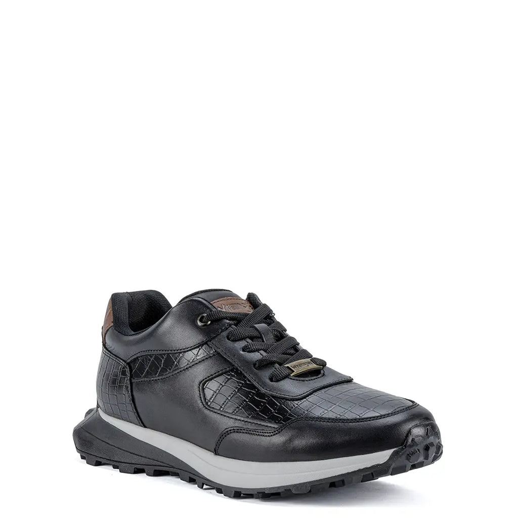 Wrangler Tenis Hombre Coronel Croco Negro
