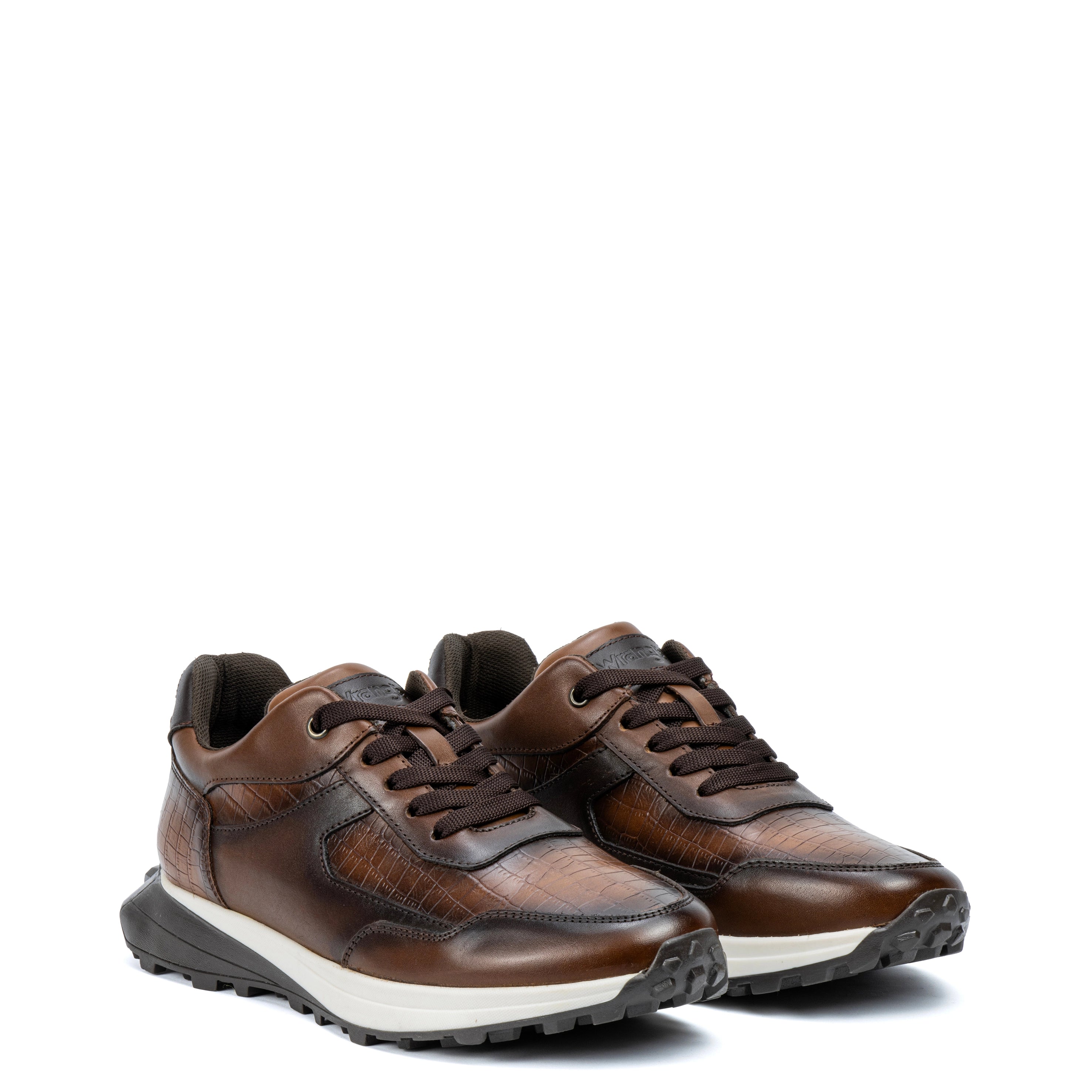 Wrangler Tenis Hombre Coronel Croco Nuez