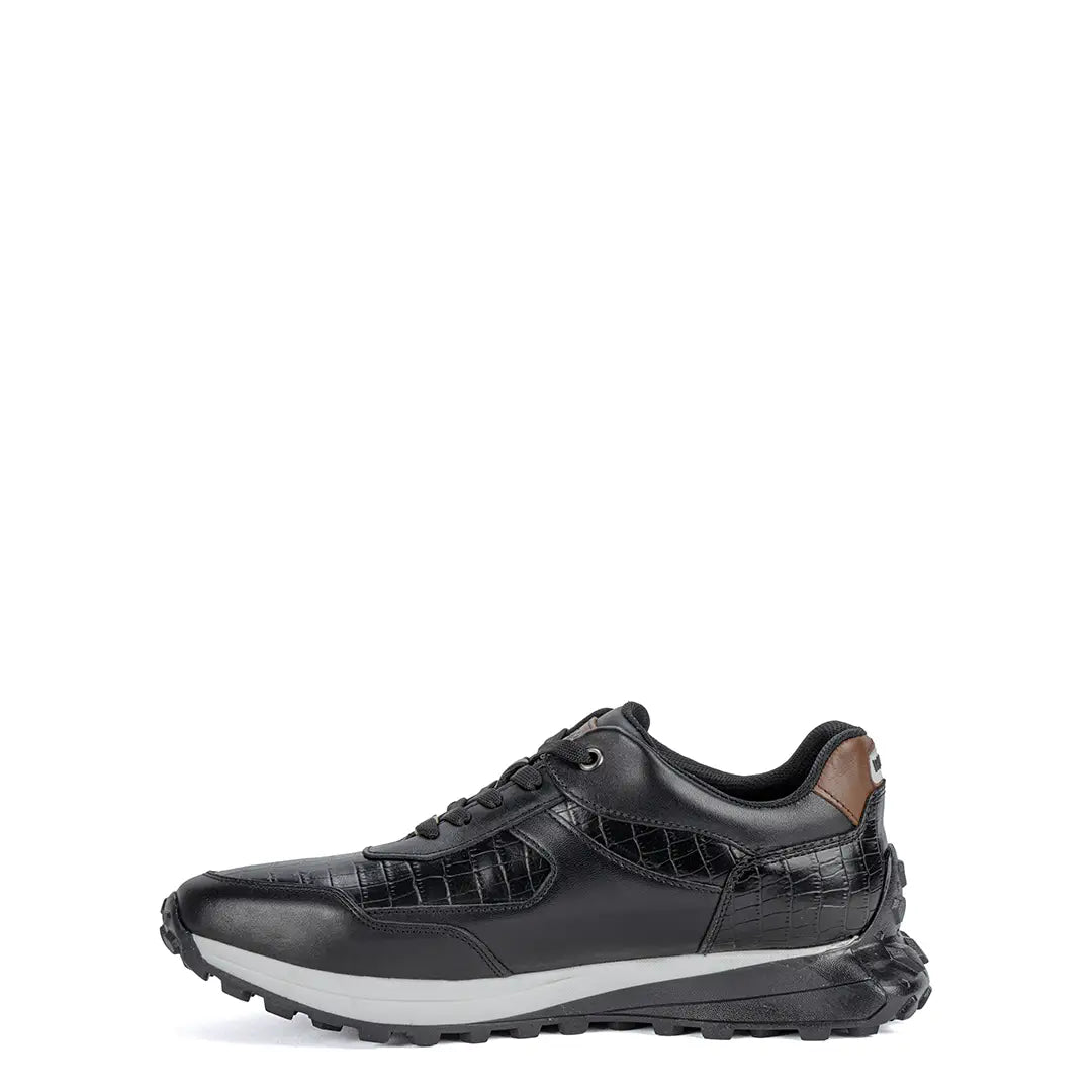 Wrangler Tenis Hombre Coronel Croco Negro