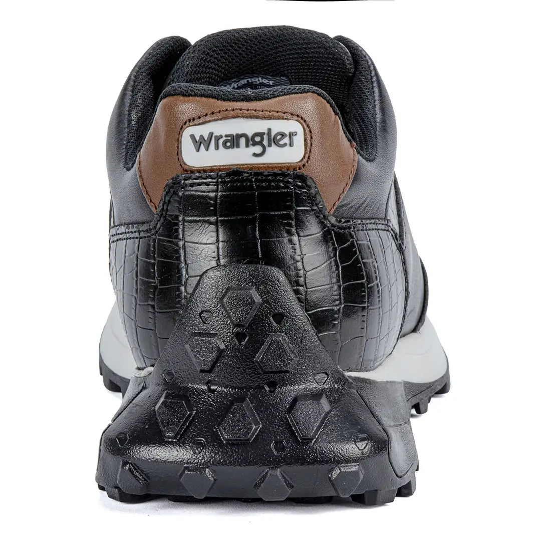 Wrangler Tenis Hombre Coronel Croco Negro