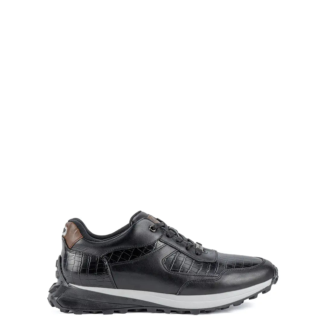 Wrangler Tenis Hombre Coronel Croco Negro