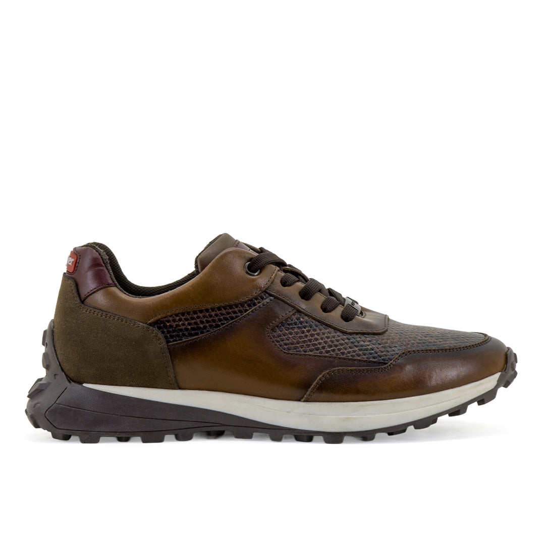 Wrangler Sneaker Hombre Coronel Snake Nuez