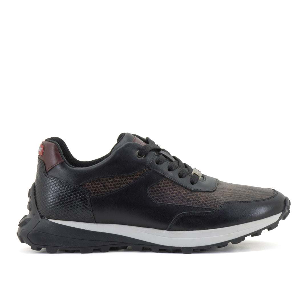 Wrangler Sneaker Hombre Coronel Snake Negro