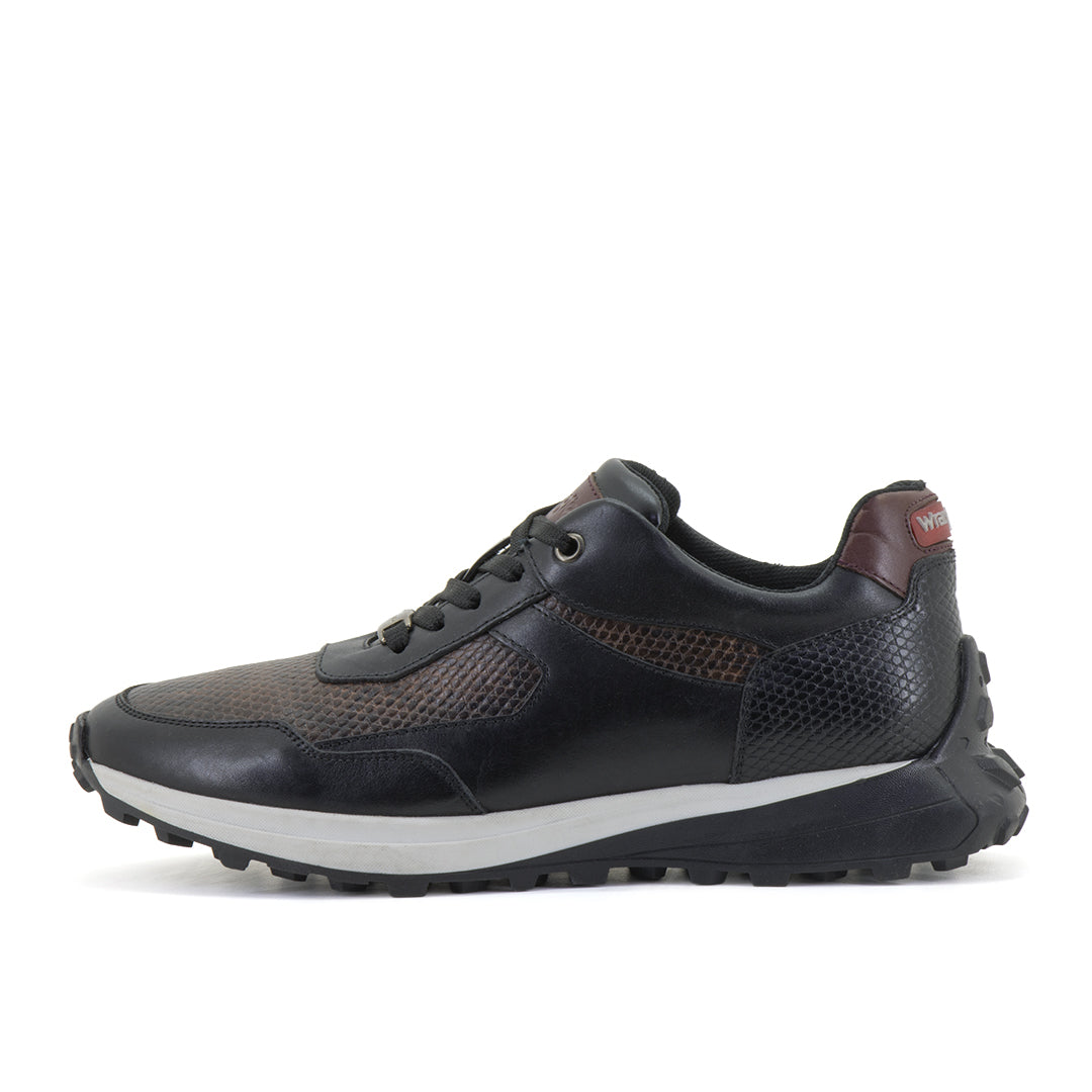 Wrangler Sneaker Hombre Coronel Snake Negro