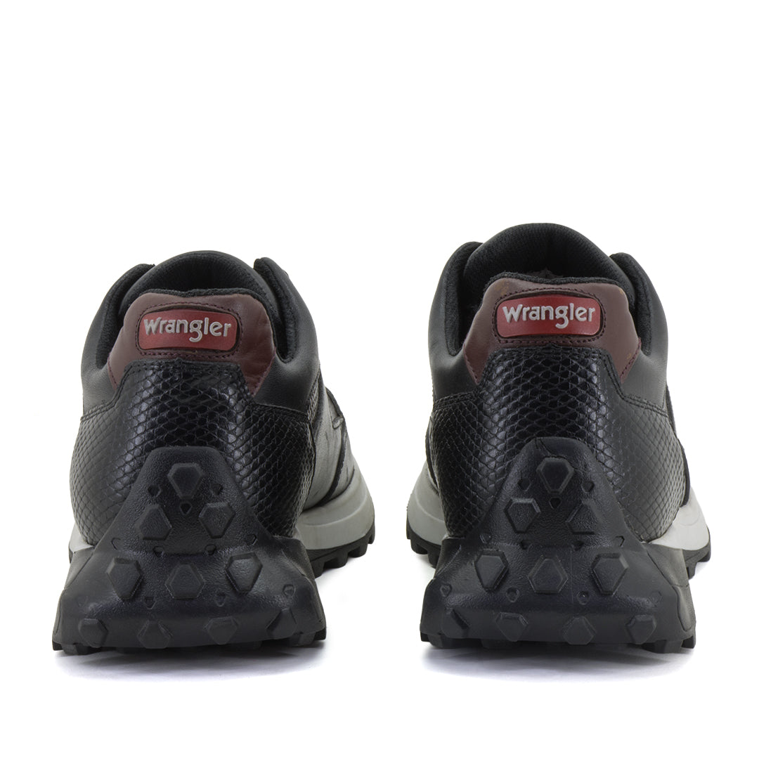 Wrangler Sneaker Hombre Coronel Snake Negro