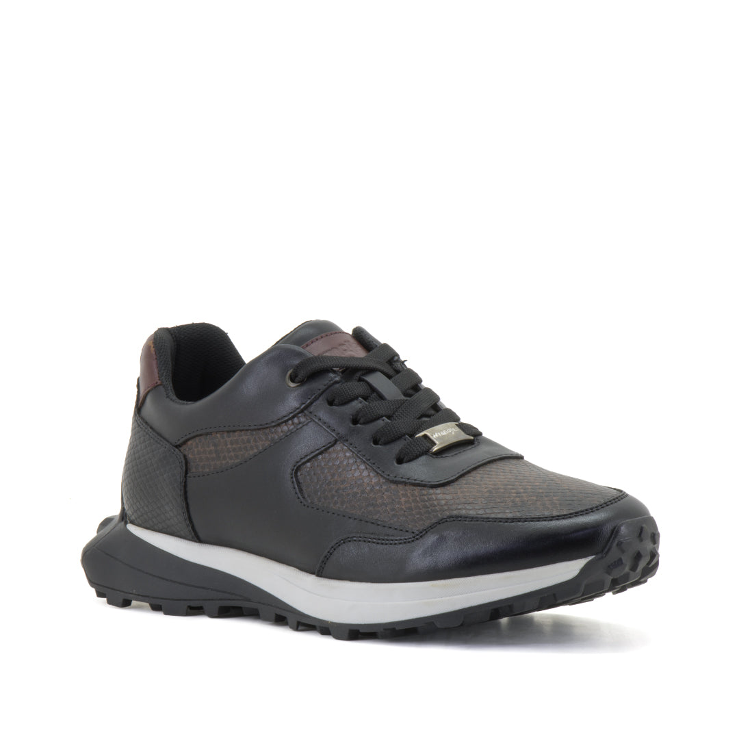 Wrangler Sneaker Hombre Coronel Snake Negro