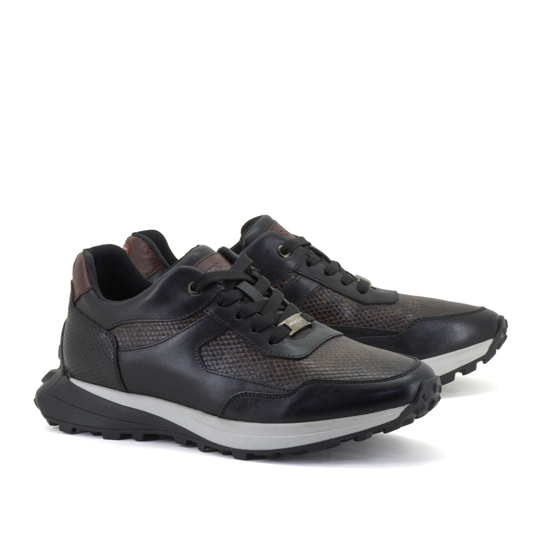 Wrangler Sneaker Hombre Coronel Snake Negro