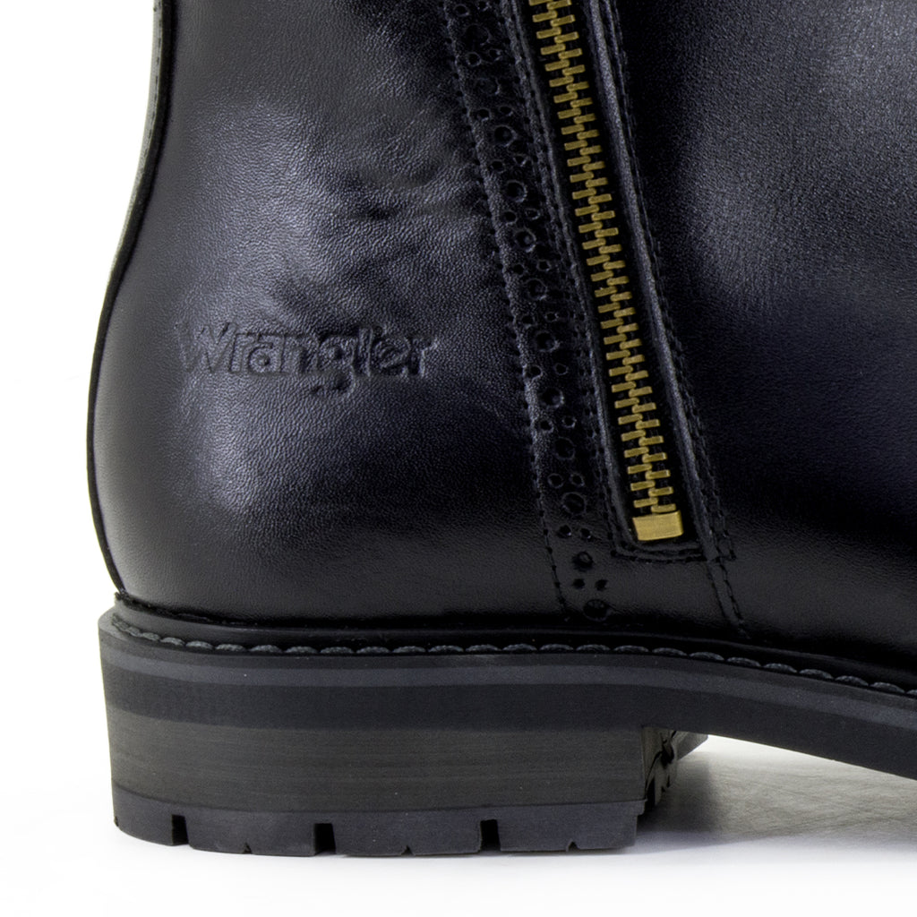 Wrangler Botas Hombre Chelsea Legado Negro