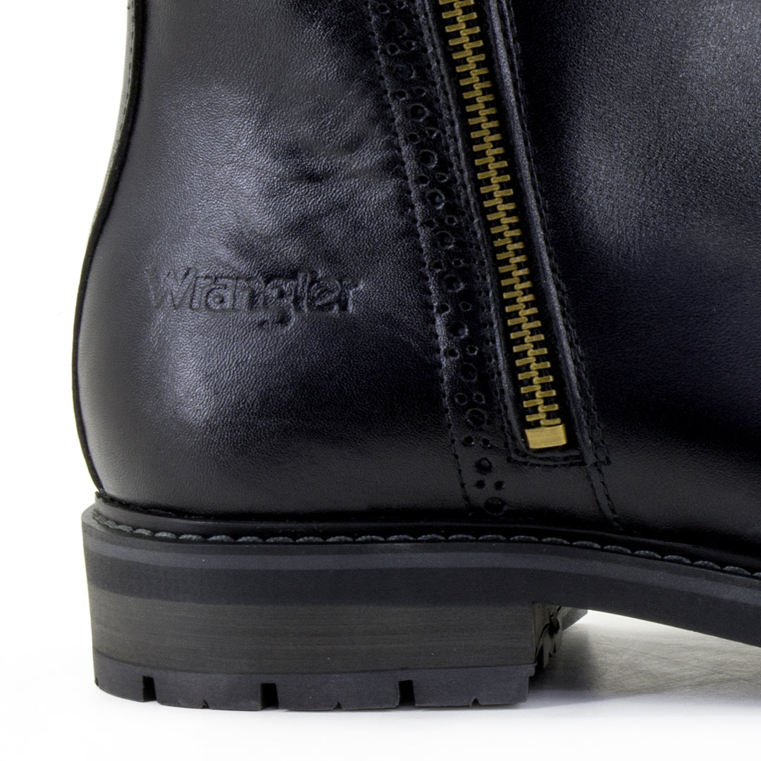 Wrangler Botas Hombre Chelsea Legado Negro