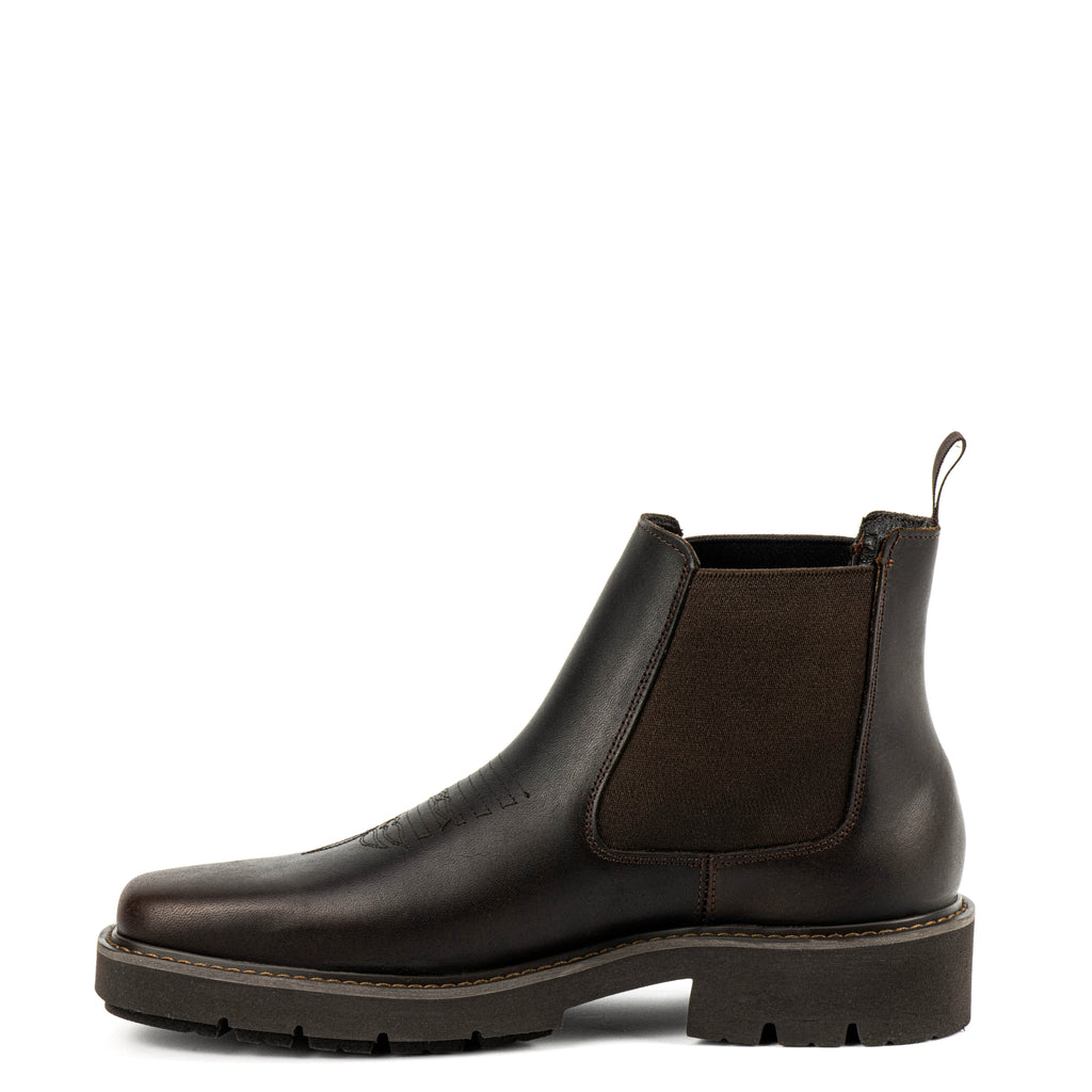 Wrangler Botas Hombre Chelsea Bronco Chocolate