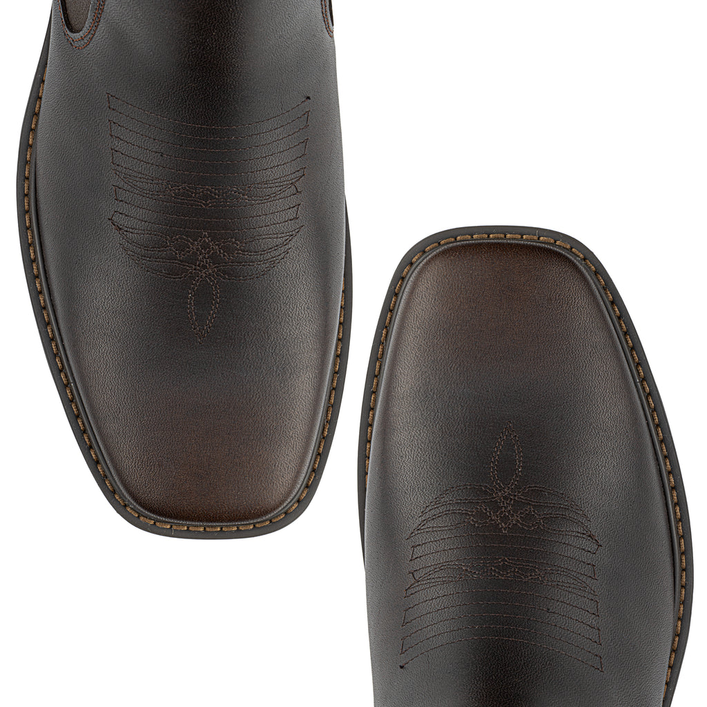 Wrangler Botas Hombre Chelsea Bronco Chocolate