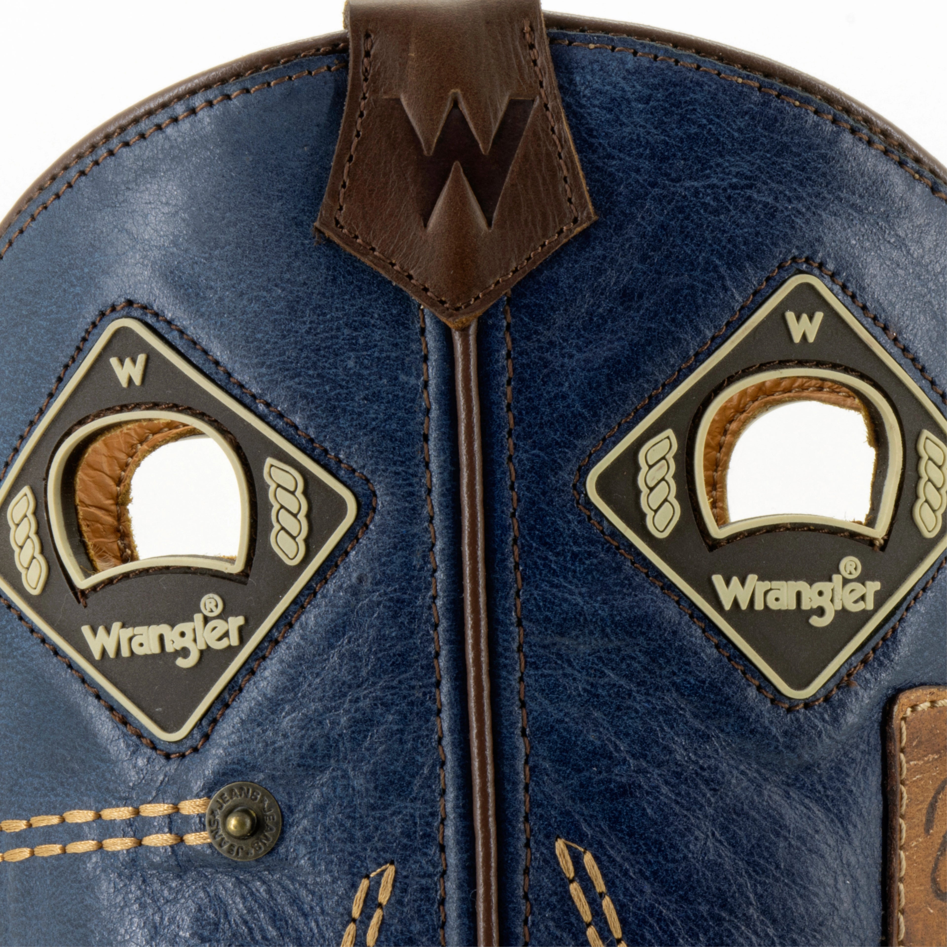 Botas Vaqueras Wrangler Legend Azul Café