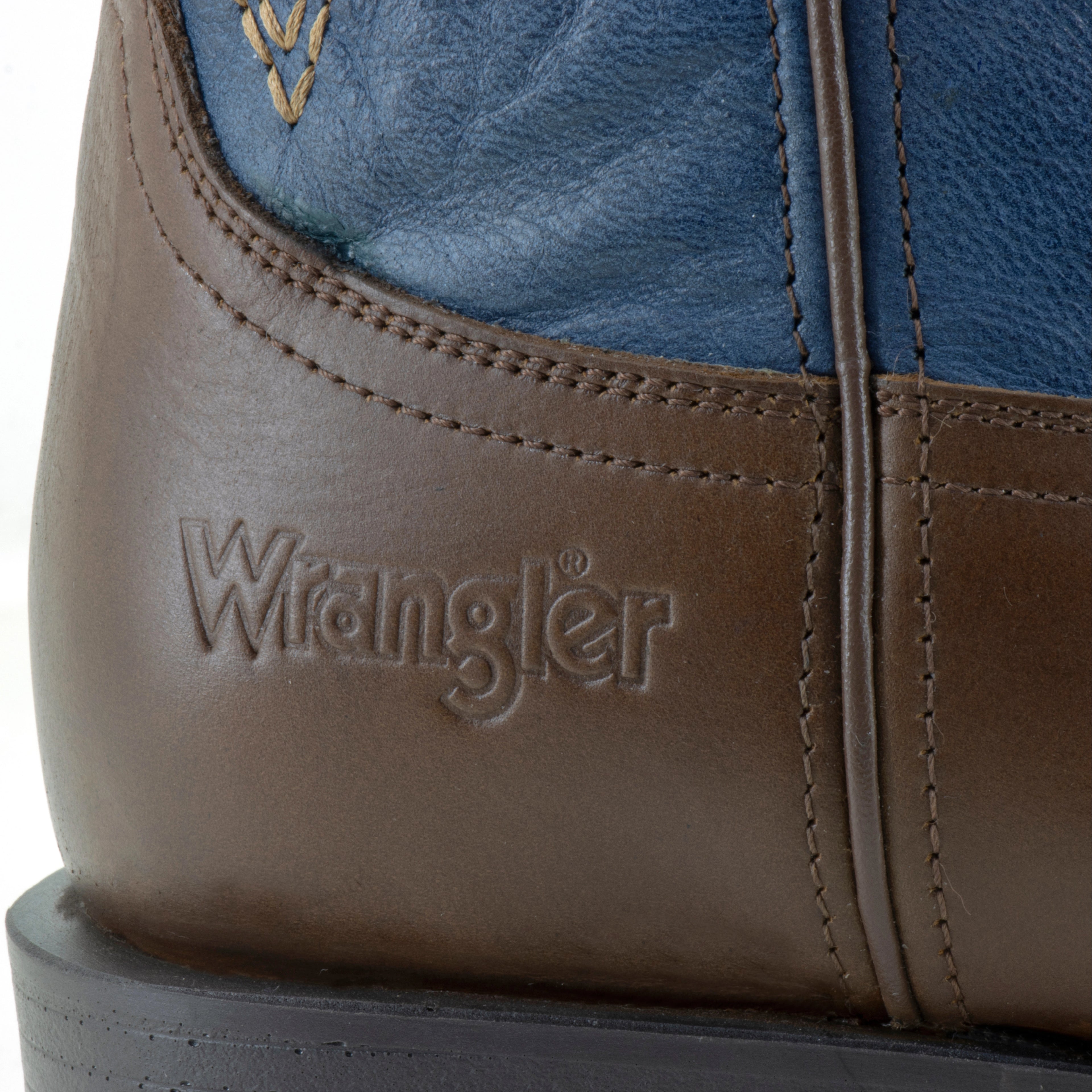 Botas Vaqueras Wrangler Legend Azul Café