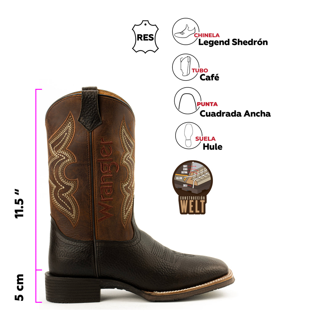Botas Vaqueras Wrangler Legacy Shedron