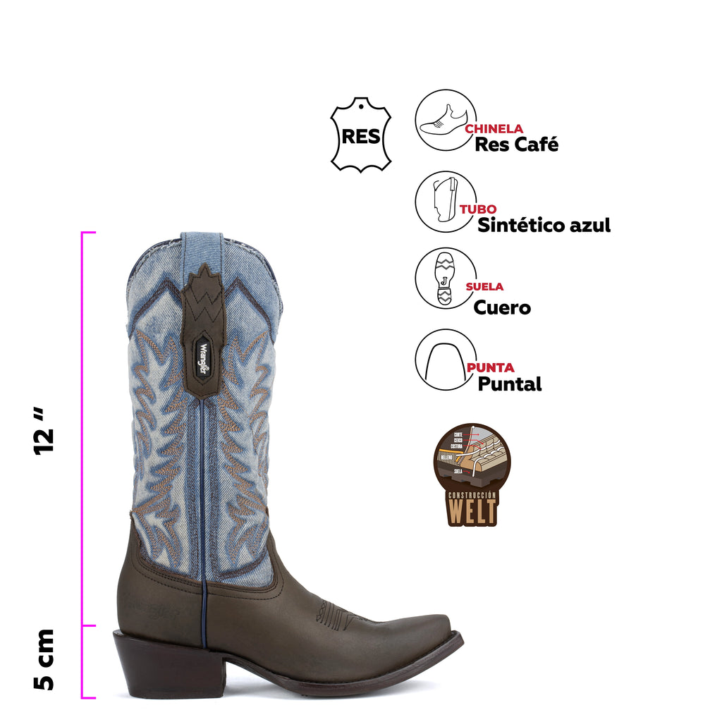 Wrangler Botas Para Mujer Forastera Café