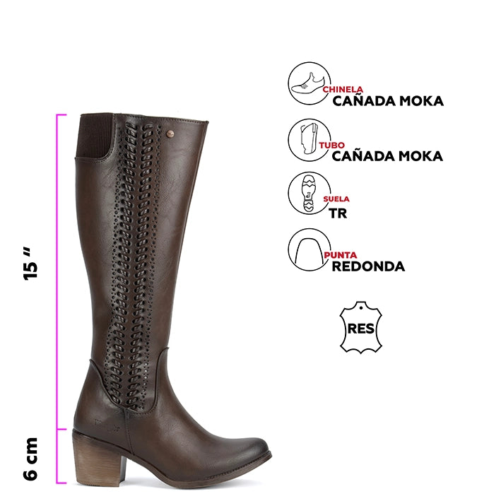 Wrangler Botas Para Mujer Cañada Moka