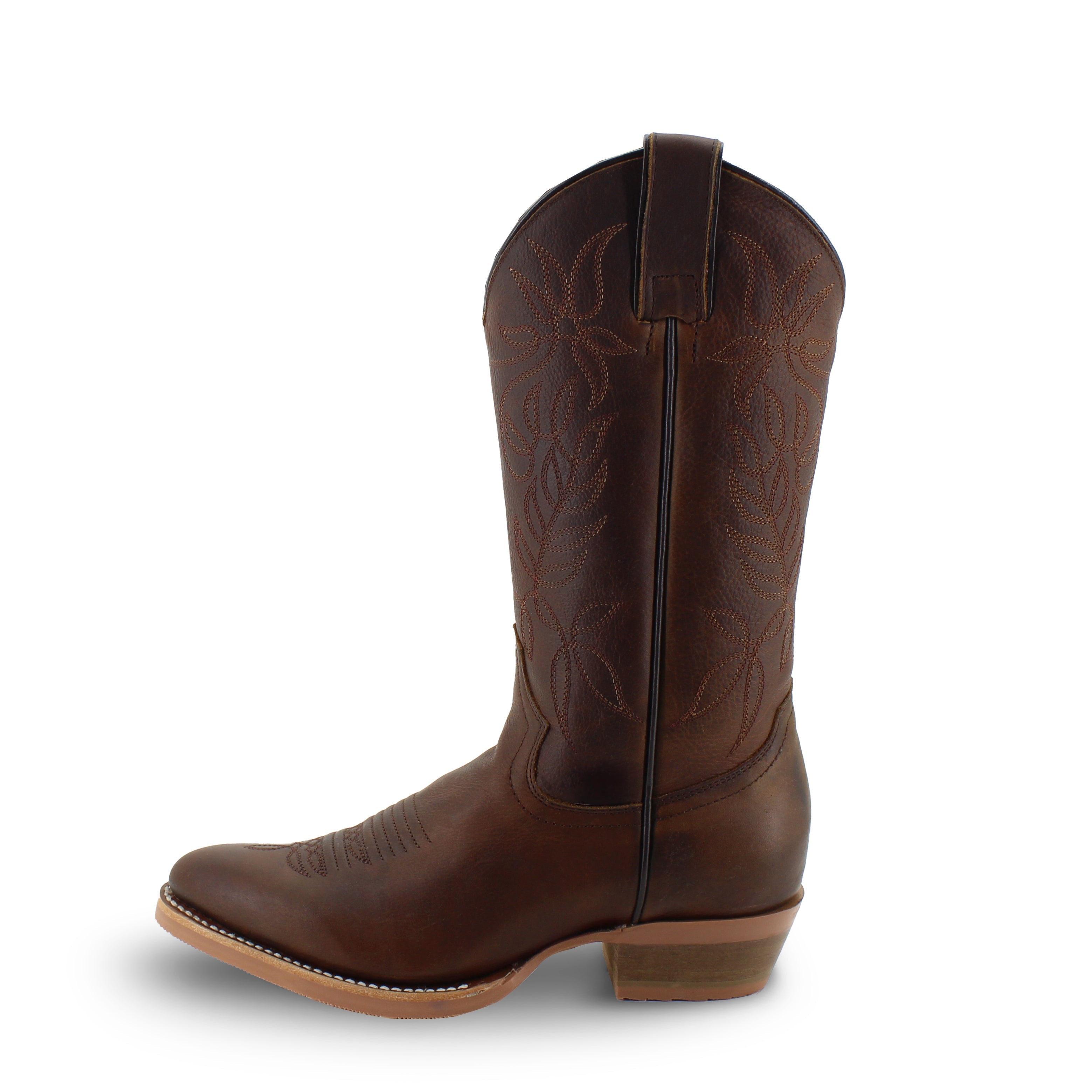 Botas De Piel Para Mujer Justin Boots Con Plantilla #5495