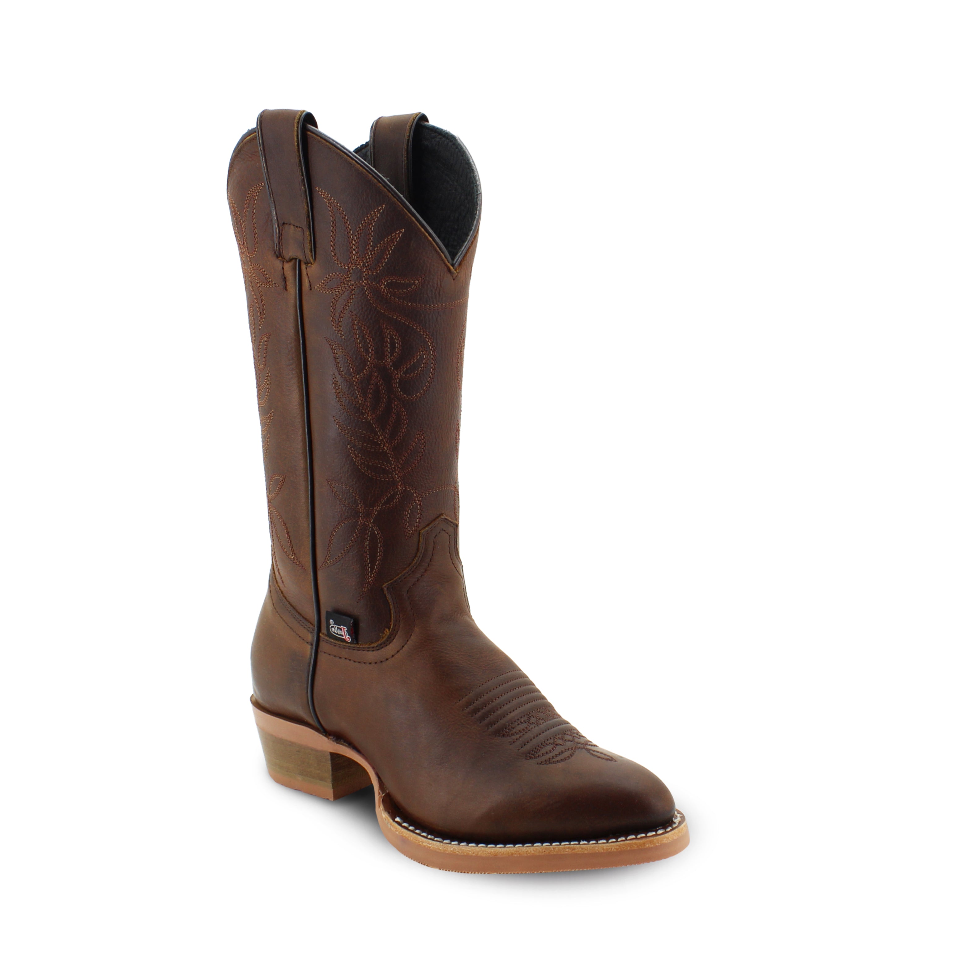 Botas De Piel Para Mujer Justin Boots Con Plantilla #5495